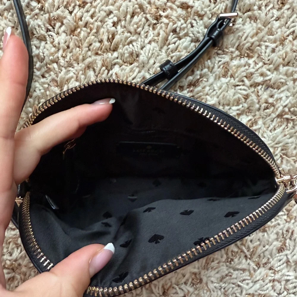 Kate Spade Black Leather Crossbody Bag - Picture 4 of 4